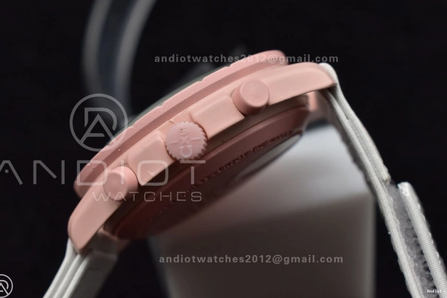 Omega Venus Strap Nylon x to Quartz Moonwatch on Mission Swatch Bioceramic 1218